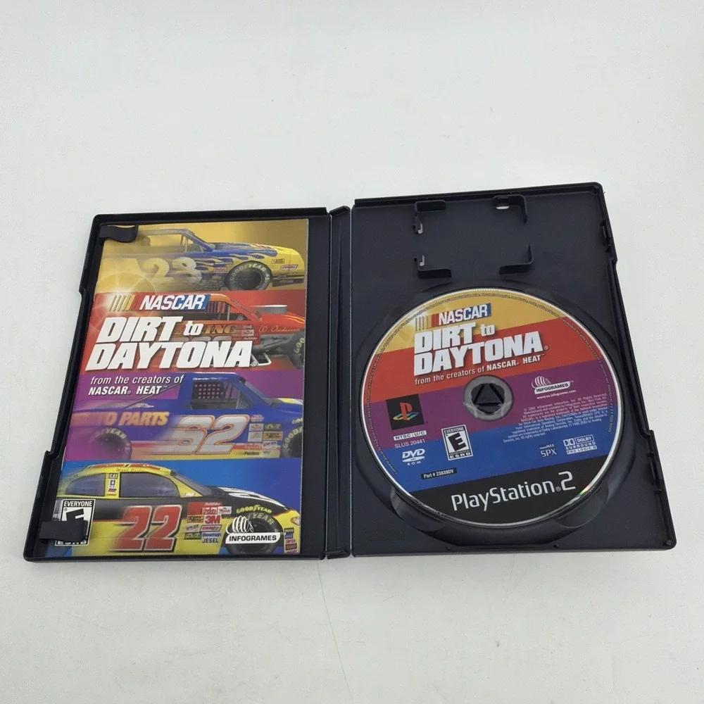 NASCAR Dirt to Daytona (Sony PlayStation 2, 2002) CIB – Complete